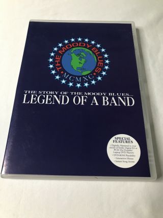 The Story Of The Moody Blues Legend Of A Band Dvd Very Rare Region