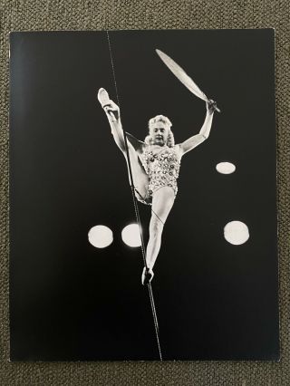 5 Vintage Circus Acrobats Trapeze Photographs Female