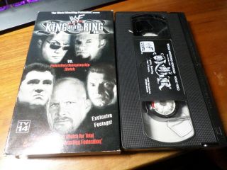 Wwf King Of Ring 1999 Vhs Wrestling Pay Per View The Rock Not On Dvd Rare
