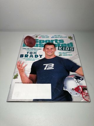 Sports Illustrated Kids July 2019 With 9 Cards Brady On Cover Mahomes Card Rare