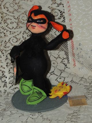 Annalee Halloween Black Cat Trick Or Treat Kid 11.  5 " Doll 3063