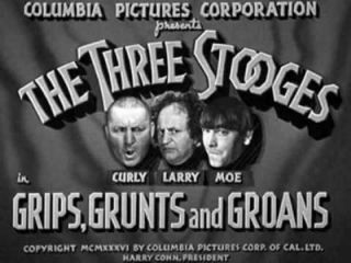 Rare 16mm Comedy Short: Grips Grunts And Groans (the Three Stooges) Curly - - 1937