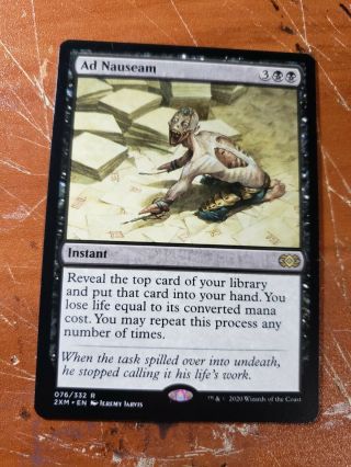 X1 Magic The Gathering Double Masters Ad Nauseam Pack Fresh