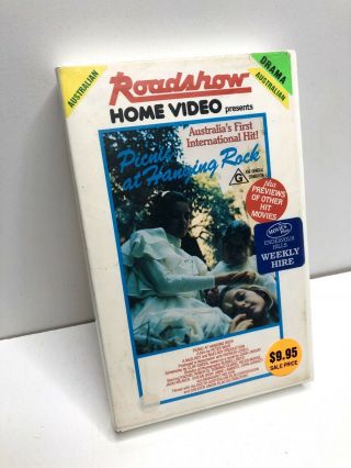Rare Roadshow Home Video Picnic At Hanging Rock Vhs Tape