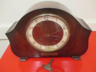 Rare - - Vintage - - German - - Mantel - - Clock - - Time And Chime - -