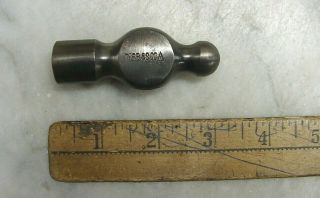 Antique B& S Co.  4.  8 Oz Ball Peen Hammer Head,  2 - 13/16 ",  3/4 " Face,  Exceptional