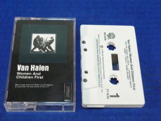 Van Halen - Woman And Children First - 1980 Hard Rock Cassette Tape (rare Oop)