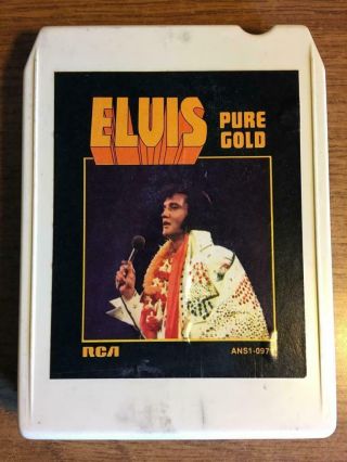 Elvis Presley Pure Gold Vintage Rare 8 Track Tape Late Nite Bargain