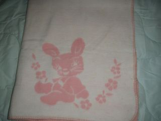 Adorable Vtg Esmond Bunny Blanket Dydee Lou Doll Size