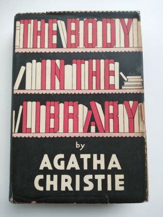 Rare Book Agatha Christie The Body In The Library 1942 1st Australian Ed.
