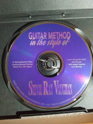 Guitar Method In the Style of Stevie Ray Vaughan (DVD,  2004),  Rare 3