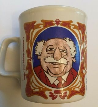 The Muppet Show Statler & Waldorf Vintage 1979 Kiln Craft Coffee Mug Rare Htf
