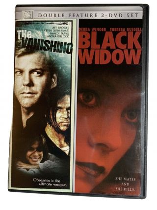 The Vanishing/black Widow (dvd,  2006,  2 - Disc Set) Rare Oop