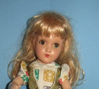 Pretty 18 " Composition Doll With Teeth No Composition Problems 1940 