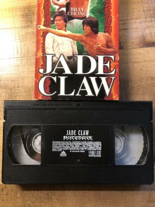 RARE OOP UNRATED WU TANG CLASSICS JADE CLAW VHS VIDEO BILLY CHONG MARTIAL ARTS 3
