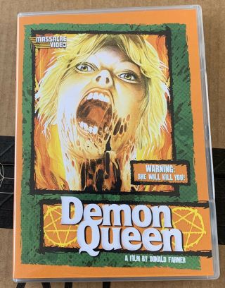 Demon Queen 1987 Sov Rare Vhs Oop Dvd Massacre Video Donald Farmer