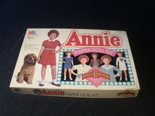 Vintage Little Orphan Annie Paper Doll Kit Uncut