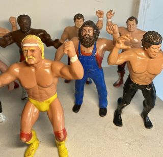 11 Wwf ⚡️wwe⚡️rare ⚡️ Ljn Wrestling Figures Hulk Hogan Vintage