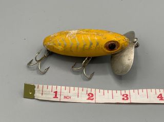 Vintage Fred Arbogast Jitterbug Fishing Lure With A Box