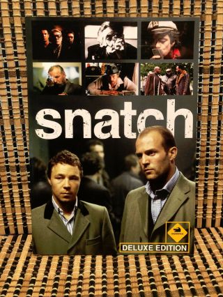 Snatch.  Deluxe Edition Dvd Promo Photo Book.  Oop/rare.  Guy Ritchie