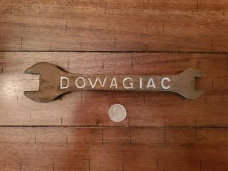 Old Antique Rare Dowagiac Michigan Tractor Plow Wrench Implement Tractor Vtg