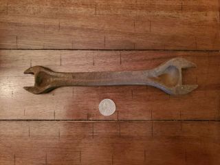 Old Antique Rare Dowagiac Michigan Tractor Plow Wrench Implement Tractor Vtg 2
