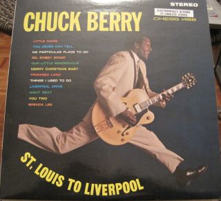 Chuck Berry - St.  Louis To Liverpool - Lp Usa - Classic Rock N Roll Oop Rare L@@k