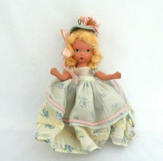Nancy Ann Storybook Bisque Porcelain Doll Jointed Arms Frozen Legs