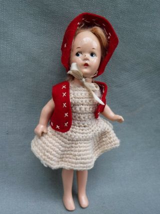 Vintage Madame Alexander Wendy Ann Composition Doll 9 1/2 "
