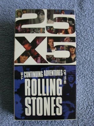 25x5 The Continuing Adventures Of The Rolling Stones Rare (vhs)