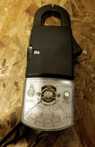 Vintage Sperry Snap 6 Clamp On Meter 2