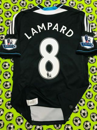 Rare Adidas Chelsea Fc Away Soccer Football Jersey 2011 2012 Frank Lampard