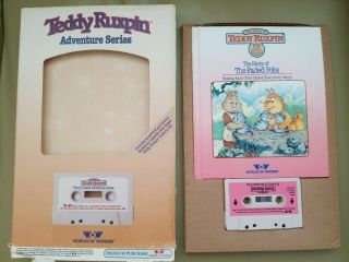 Teddy Ruxpin The Story of the Faded Fobs Vintage Book & Tape Cassette set 1985 3