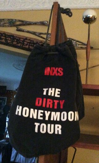 Vintage Inxs Dirty Honeymoon Tour - Michael Hutchence - Tote Bag / Backpack Rare