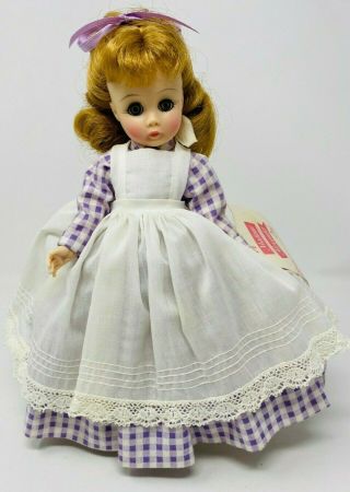 Vintage Madame Alexander 12 " Little Women Meg 1223 - Complete Box Tags & Stand