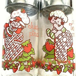Vintage Strawberry Shortcake Salt And Pepper Shakers