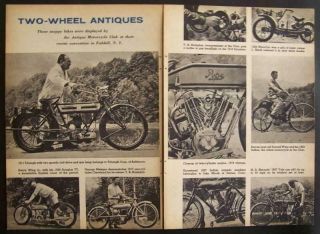 Antique Motorcycle Pictorial Triumph/indian/yale/pope/excelsior/cleveland/,  More