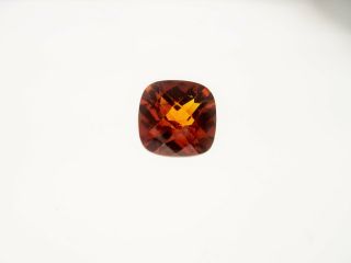 2.  91ct Loose Faceted Antique Cut Madeira Citrine 8 X 8mm