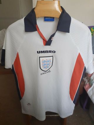 Rare Old England 1997 Football Shirt Size Adults Large