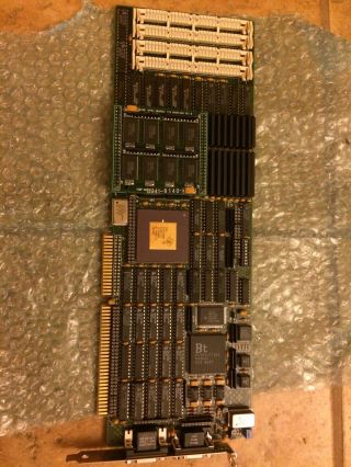 Rare Vintage Artist Graphics Tms34020gbl - 32 90089 - 8942 Video Card