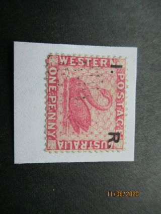 Western Australia Stamps: I.  R Overprint - Rare - (k215)