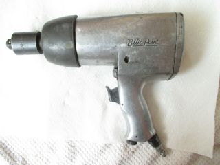 Rare Blue Point At750 3/4 " Pneumatic / Air Impact Wrench.  W/mac 3/4 - 1/2 " Adapter