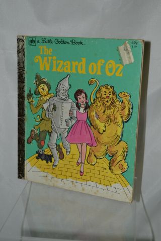 Vintage Little Golden Book The Wizard Of Oz Picture Book 1975