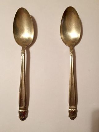 Danish Princess 1938 Serving Spoon Holmes And Edwards Silverplate