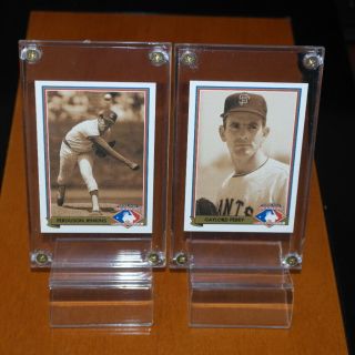 Vintage 1991 Upper Deck Mlb Baseball Heroes Of Baseball Rare Jenkins & Perry Mt
