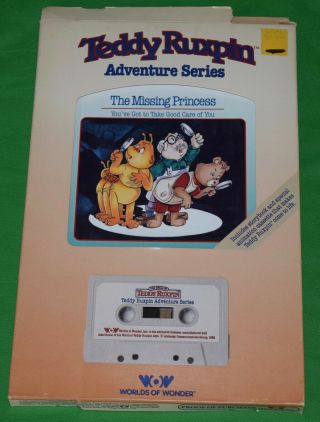 Teddy Ruxpin Book & Tape The Missing Princess In