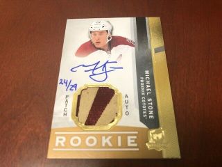 2012 - 13 Ud The Cup Michael Stone Gold Rookie Rc Auto Patch /29 Sp Rare