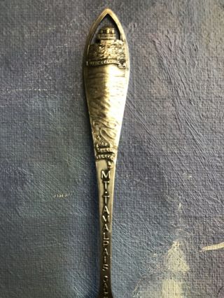 Antique Sterling Silver Souvenir Spoon Mt.  Tamalpais California