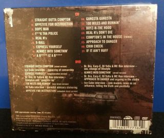 N.  W.  A.  - The Best of NWA CD & DVD Edited Version Rare Dr.  Dre Ice Cube rap 2