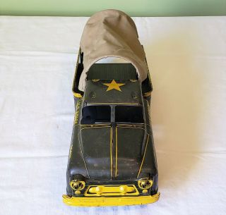 Marx LUMAR Toys Chevrolet Cab U.  S.  ARMY 5TH DIV.  TROOP TRUCK 50 ' s V RARE 3